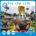 Super fun family rides type electronic amusement park games equipment rotary tea cup